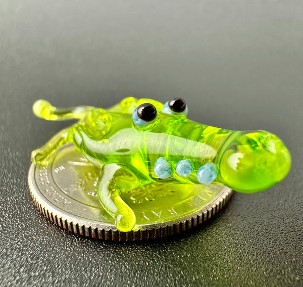 "Chomper" Mini Green Alligator